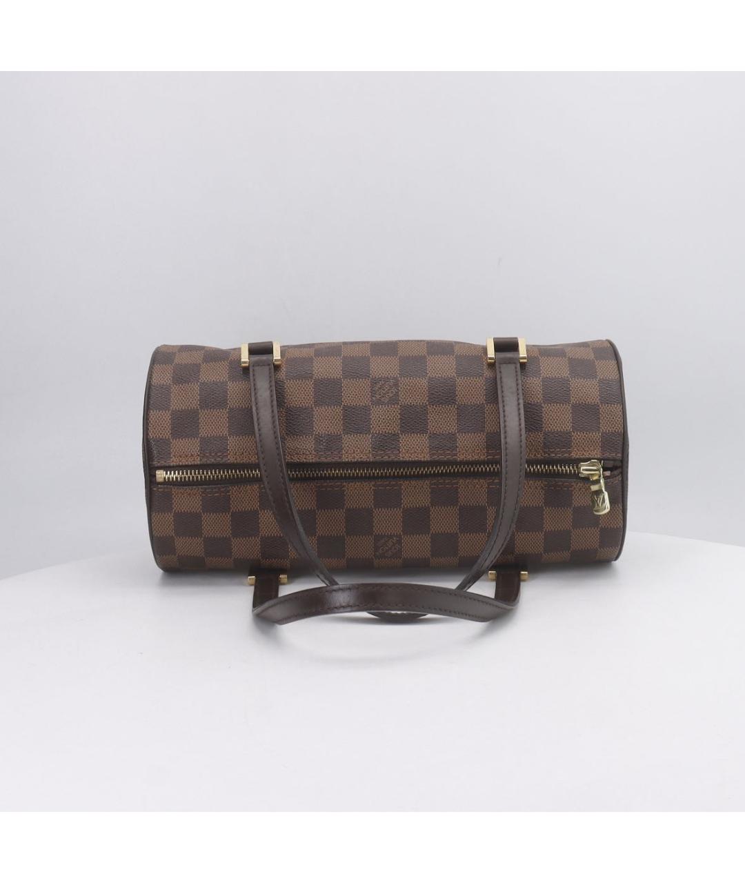 LOUIS VUITTON Коричневая сумка с короткими ручками, фото 3