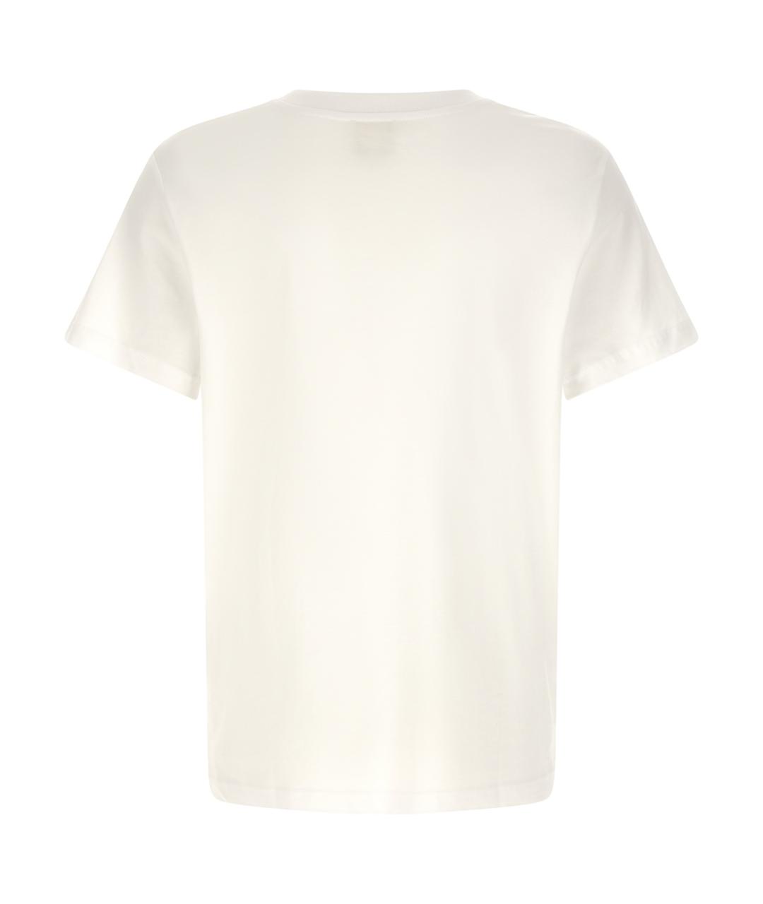 A.P.C. Белая хлопковая футболка, фото 2
