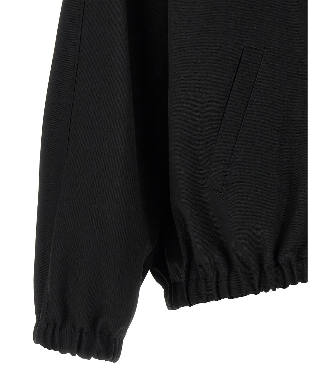 COURREGES Черная хлопковая куртка, фото 4