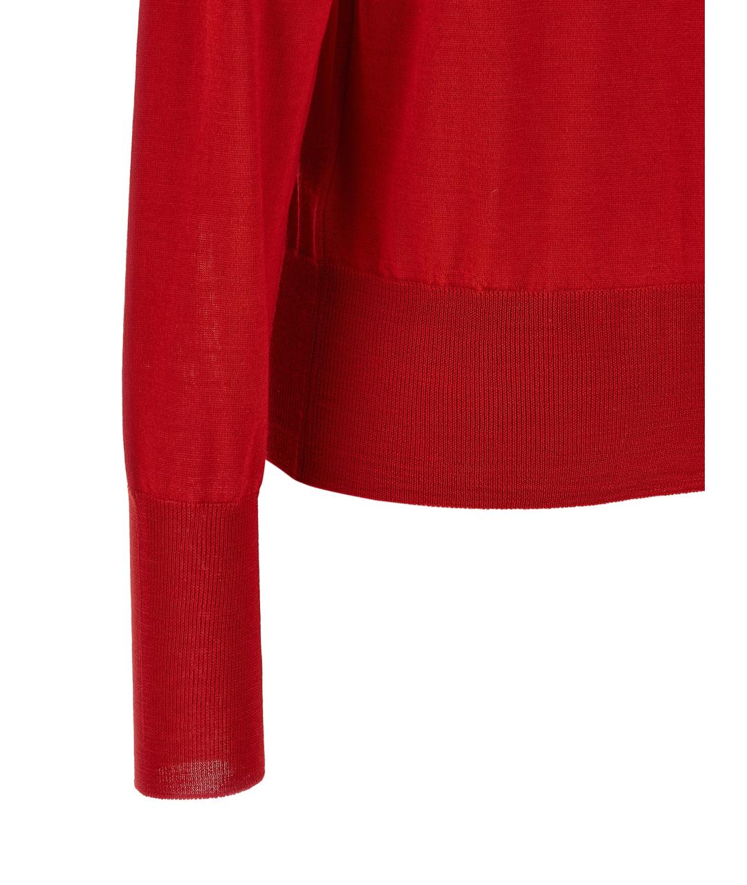 VIVIENNE WESTWOOD Красный шерстяной кардиган, фото 4