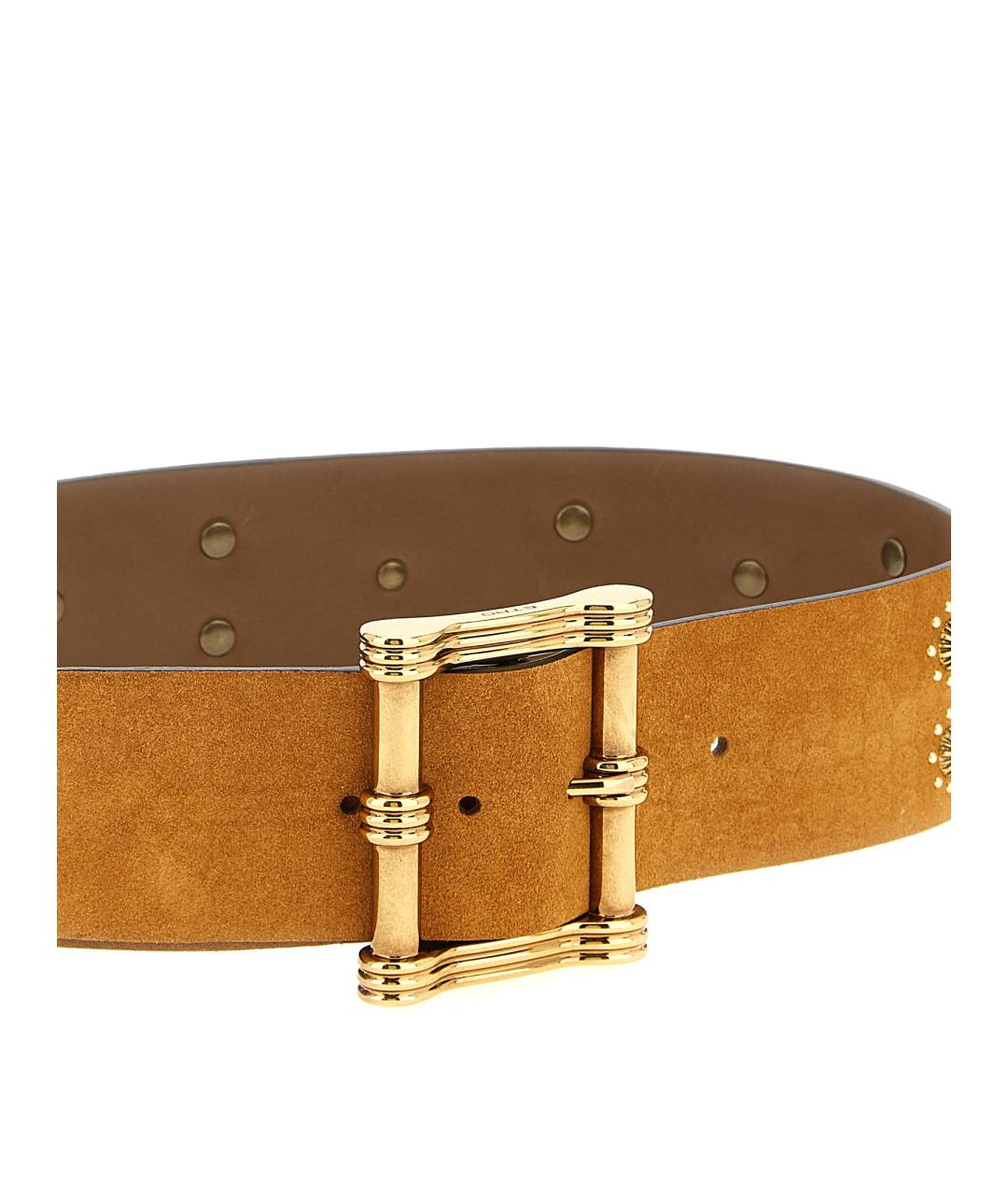 ETRO Коричневый замшевый ремень, фото 3