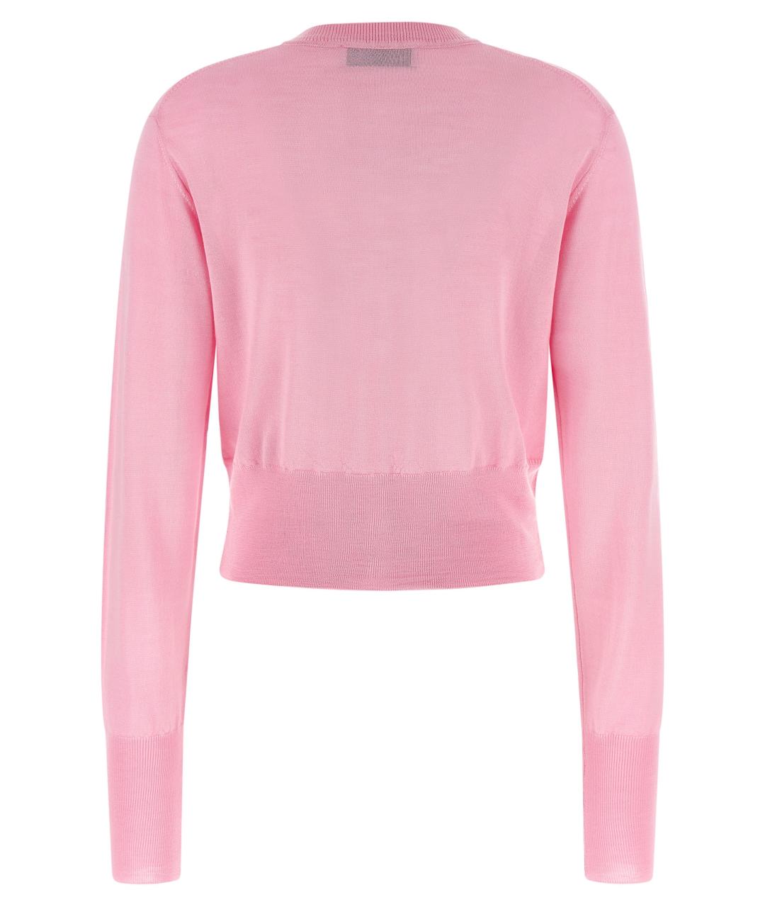 VIVIENNE WESTWOOD Розовый шерстяной кардиган, фото 2