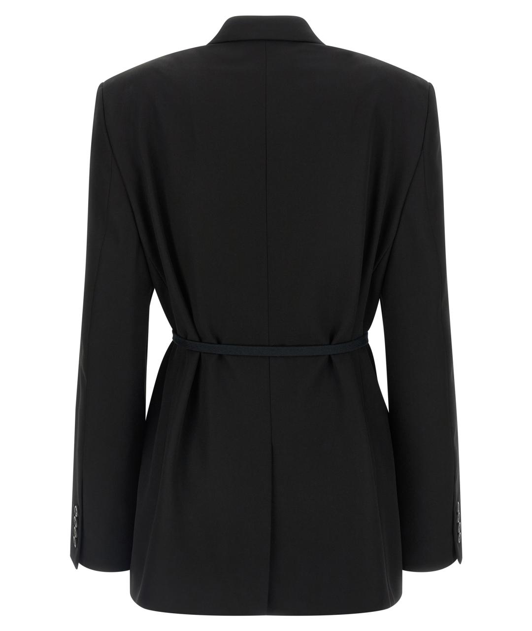 BALENCIAGA Черный шерстяной жакет/пиджак, фото 2