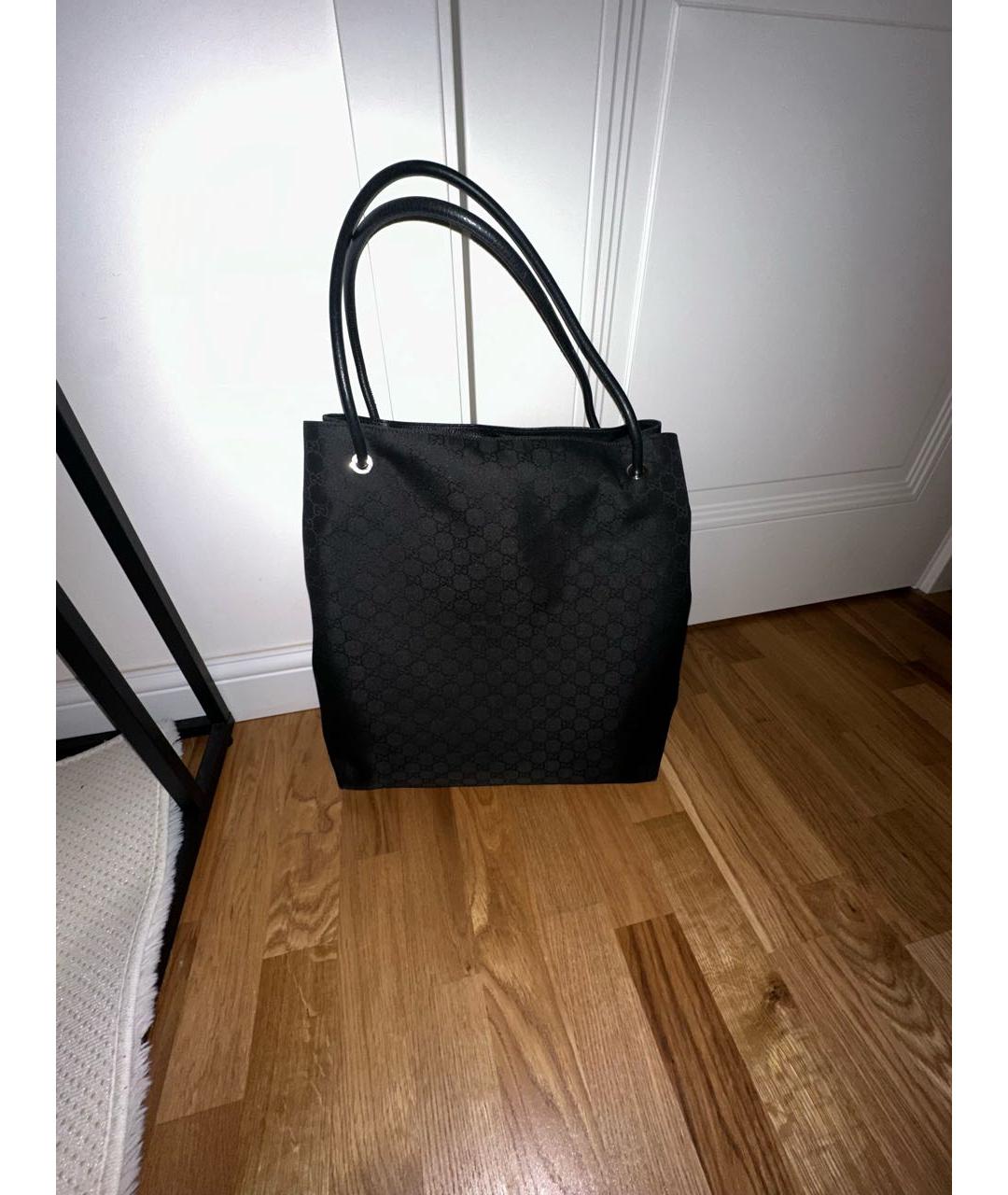 GUCCI Черная сумка тоут, фото 9