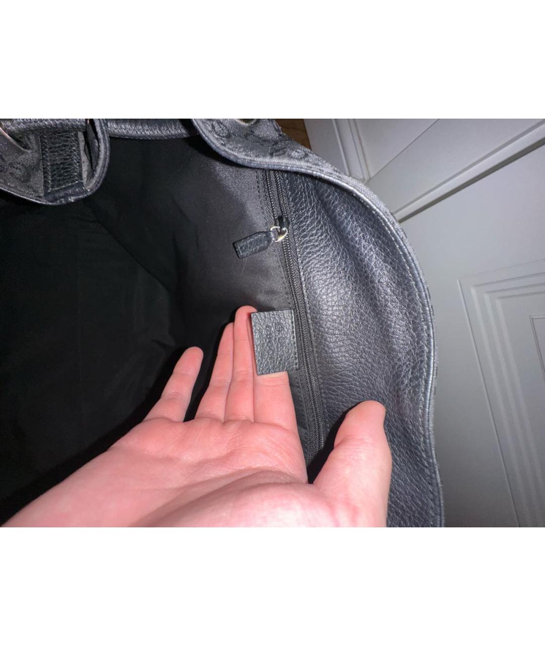 GUCCI Черная сумка тоут, фото 5