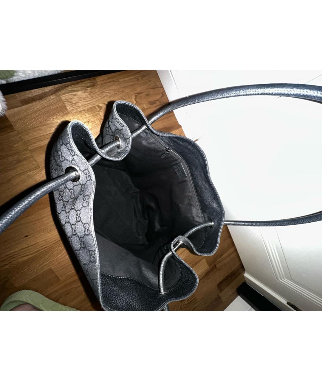 GUCCI Черная сумка тоут, фото 4