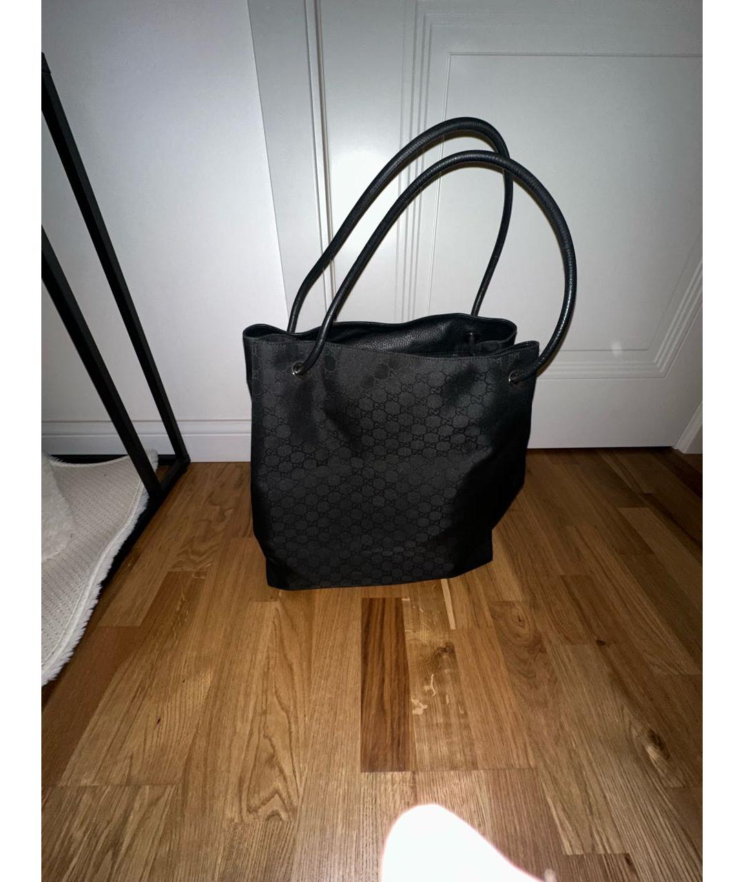 GUCCI Черная сумка тоут, фото 3