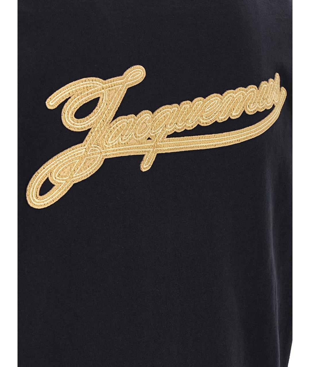 JACQUEMUS Мульти хлопковая футболка, фото 4