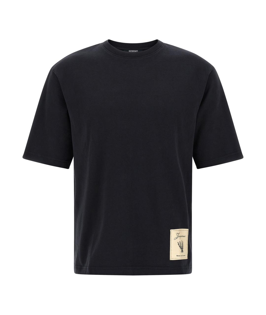 JACQUEMUS Мульти хлопковая футболка, фото 1