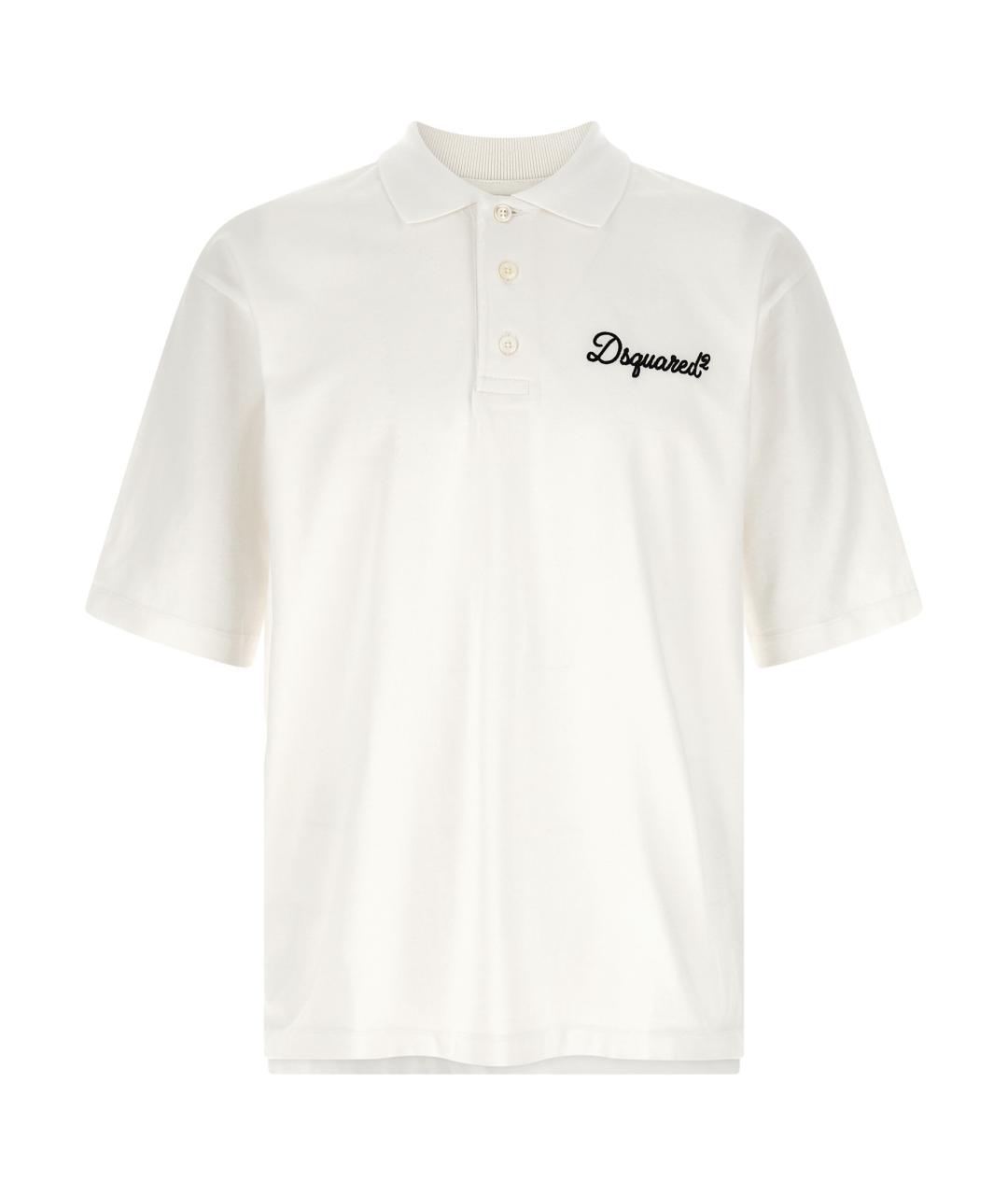 DSQUARED2 Белая хлопковая футболка, фото 1