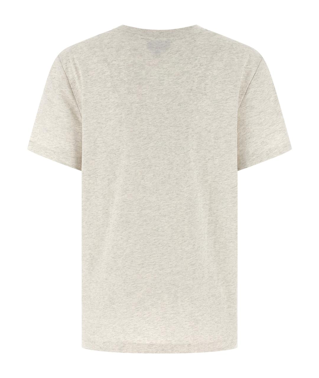 A.P.C. Бежевая хлопковая футболка, фото 2