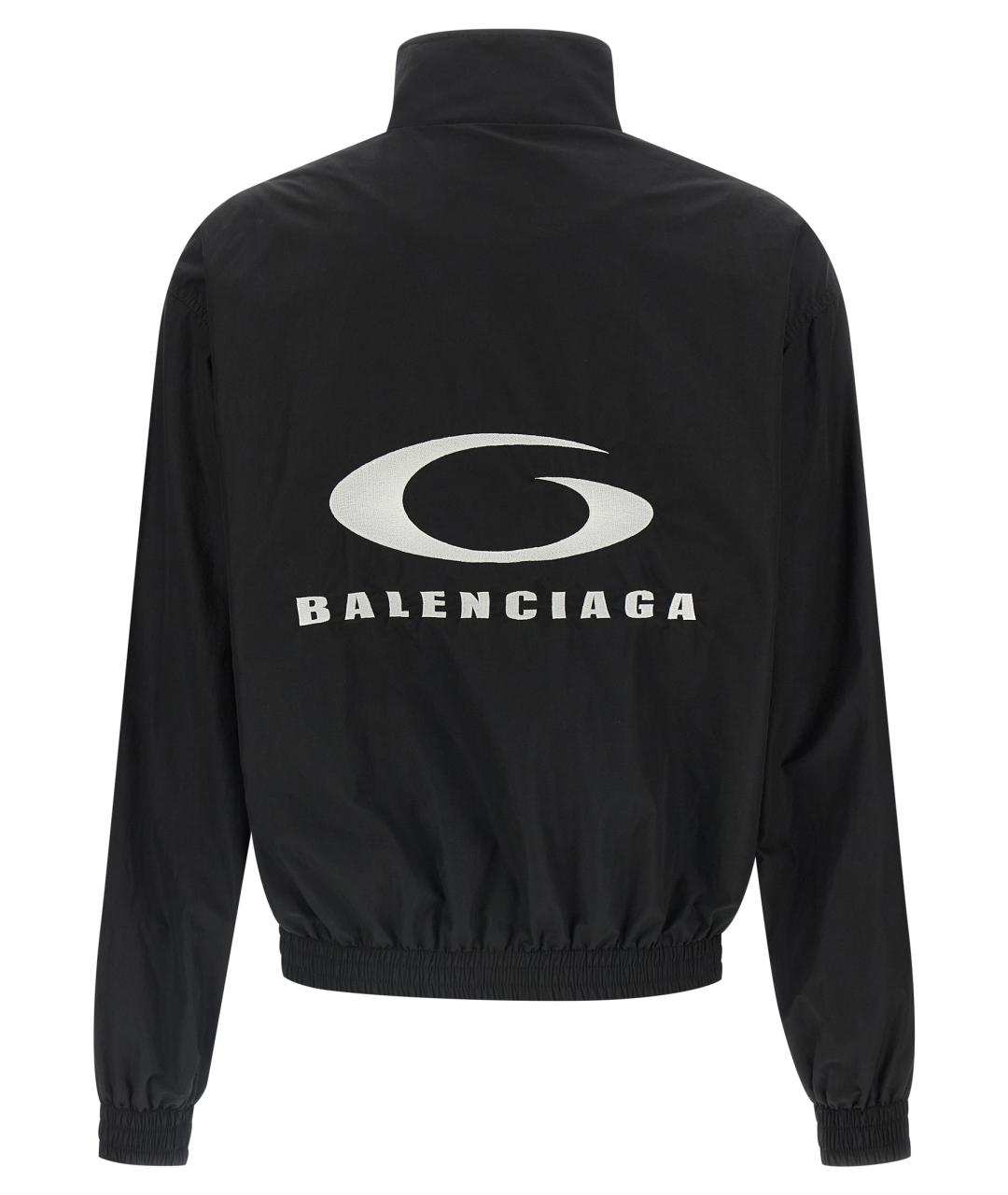 BALENCIAGA Черная хлопковая куртка, фото 2