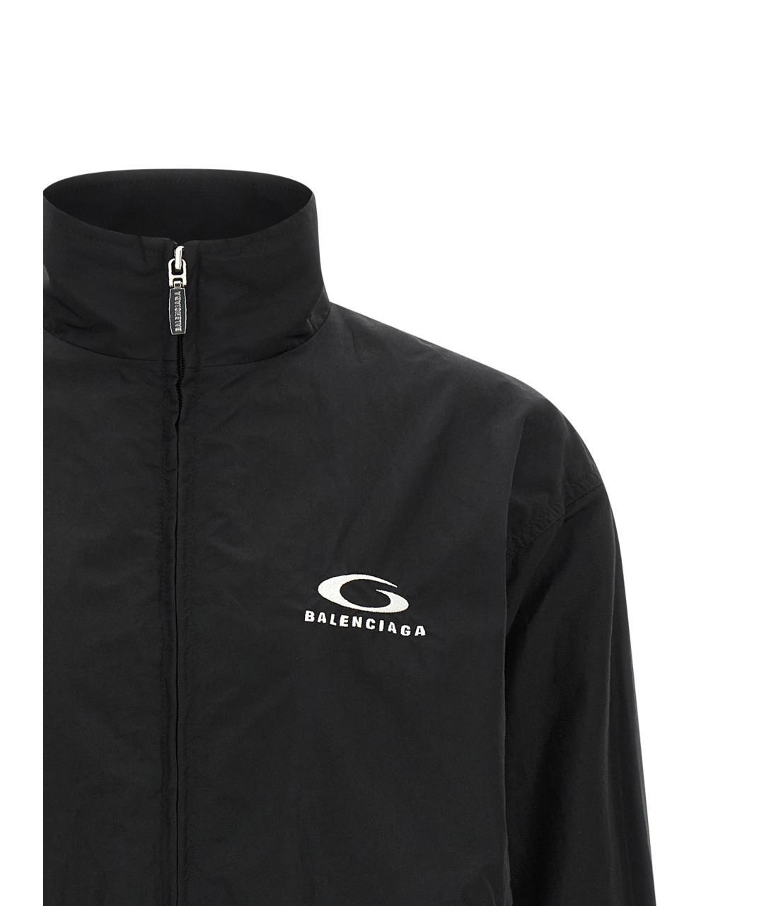 BALENCIAGA Черная хлопковая куртка, фото 3