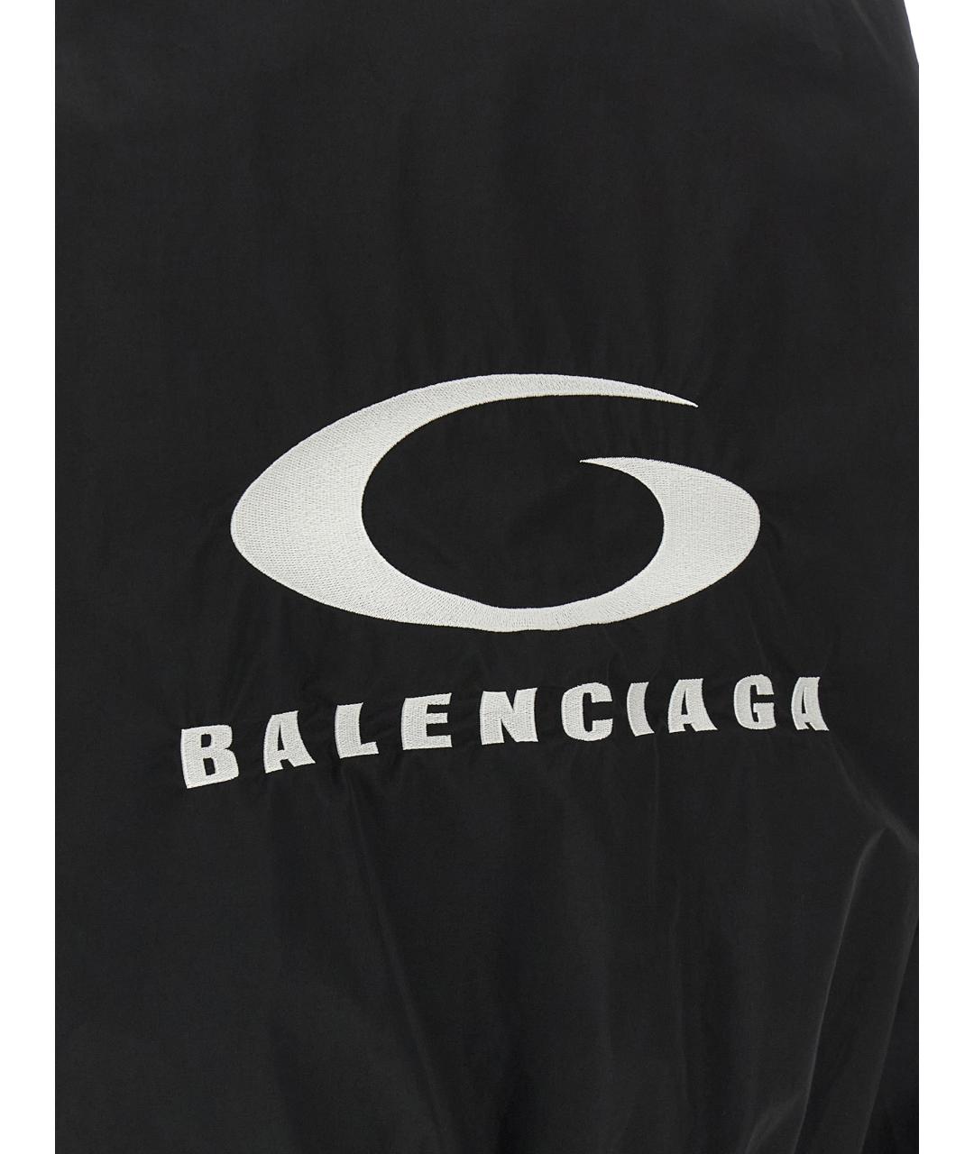 BALENCIAGA Черная хлопковая куртка, фото 4