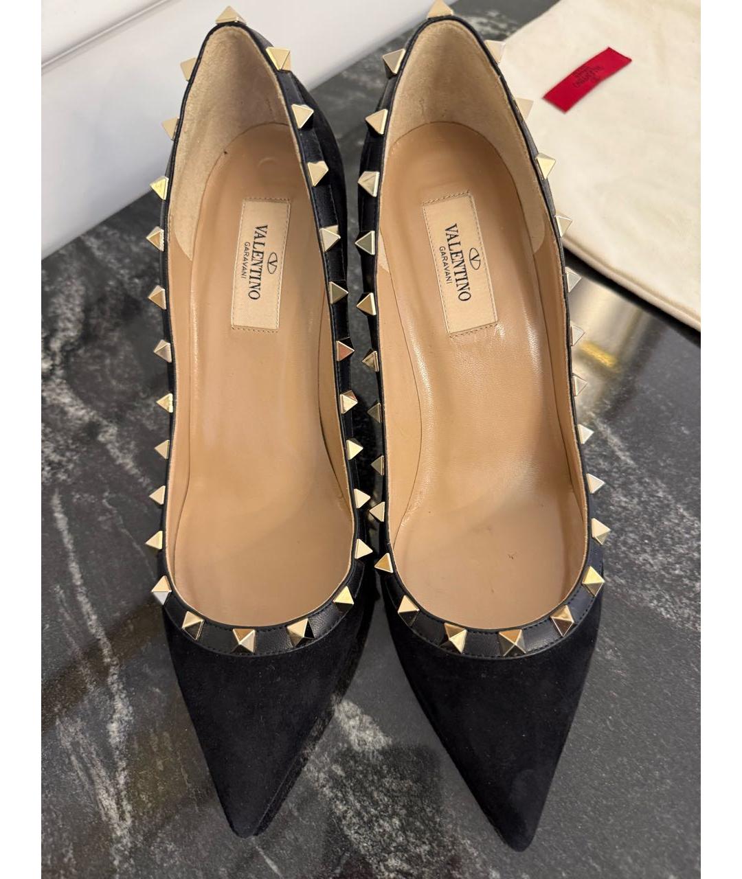 VALENTINO Черные замшевые туфли, фото 2