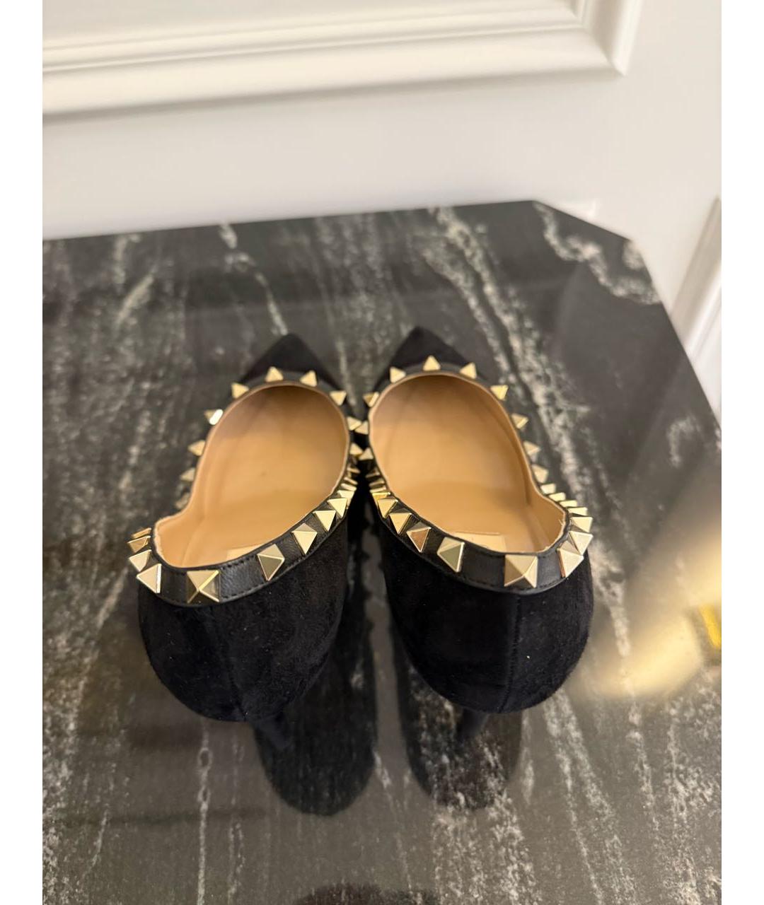 VALENTINO Черные замшевые туфли, фото 4