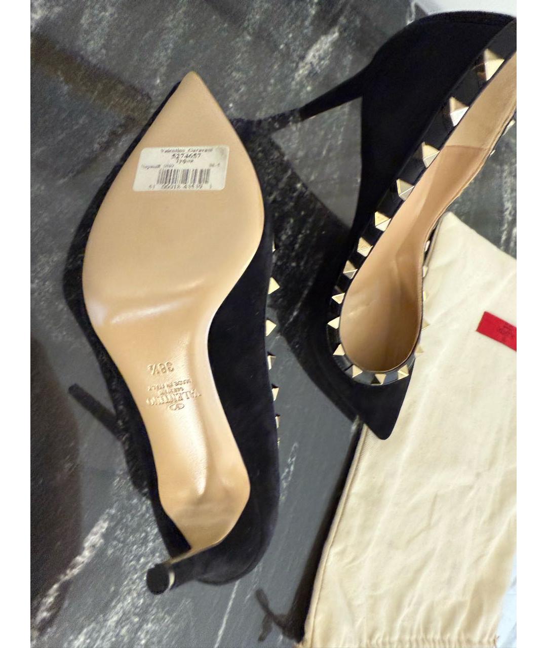 VALENTINO Черные замшевые туфли, фото 5