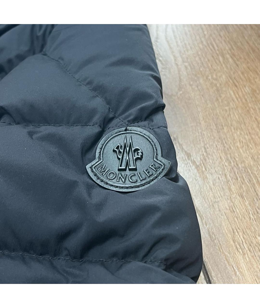 MONCLER Черная полиамидовая куртка, фото 3