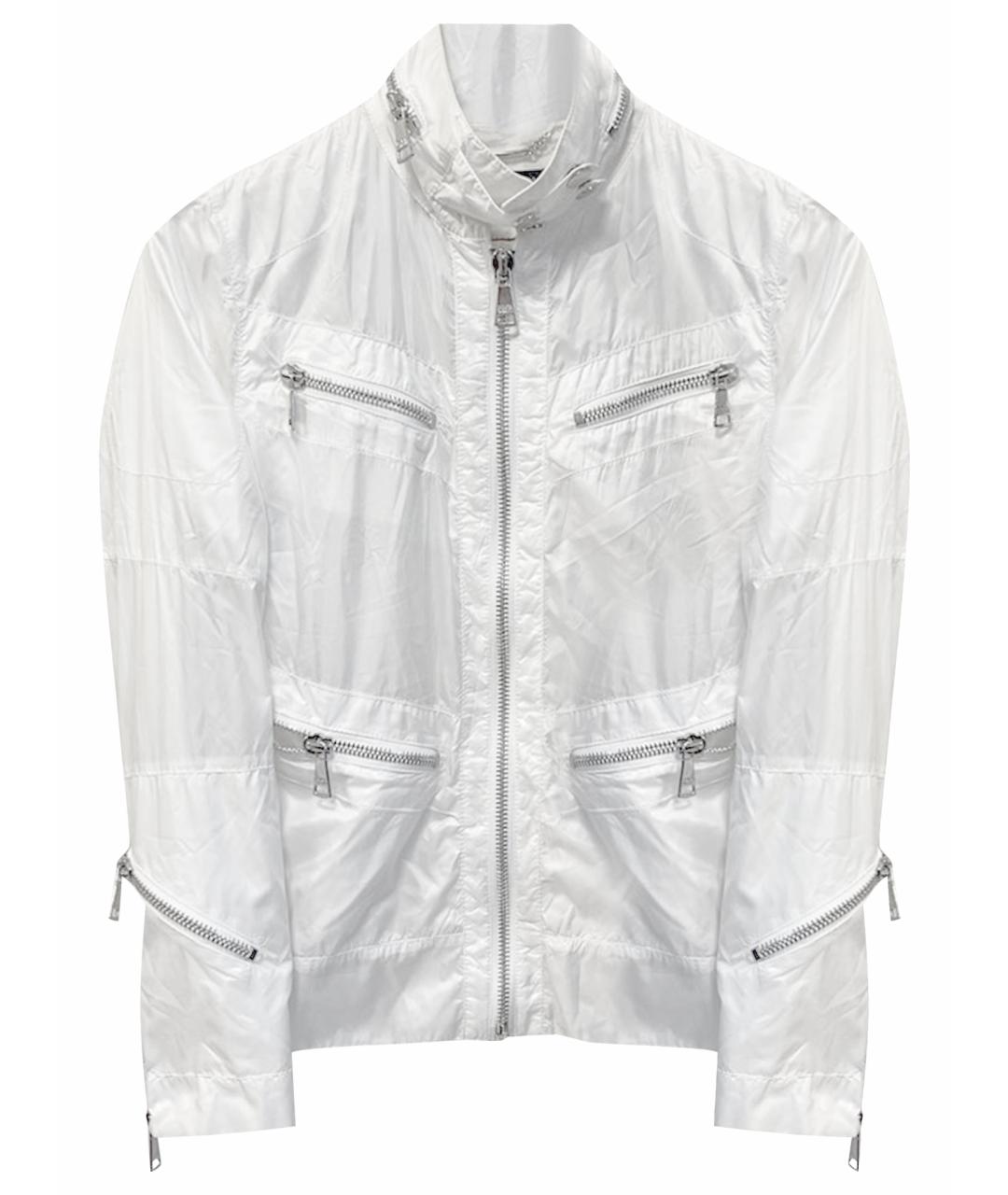 DOLCE&GABBANA Белая полиамидовая куртка, фото 1