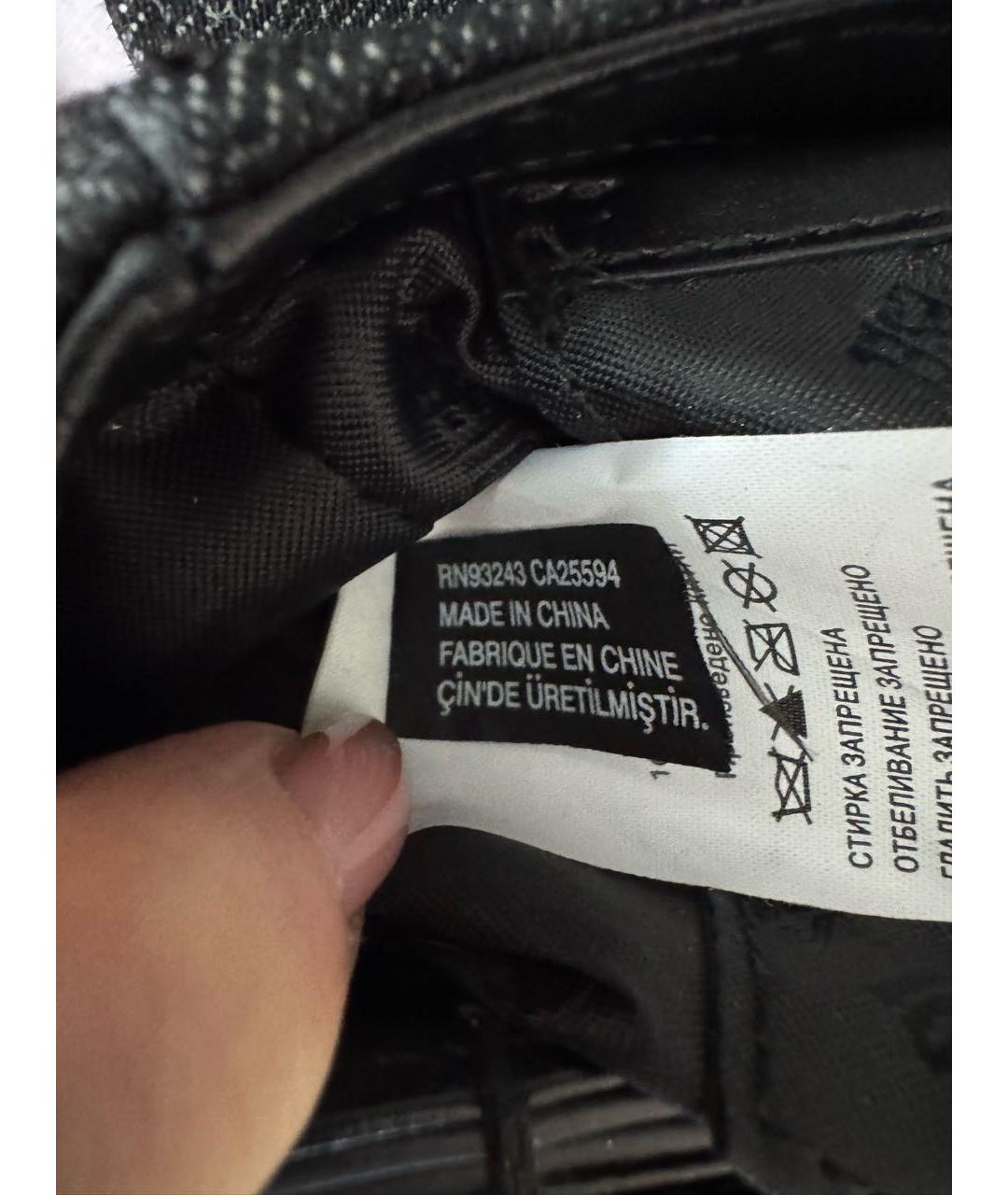 DIESEL Черная хлопковая сумка с короткими ручками, фото 8