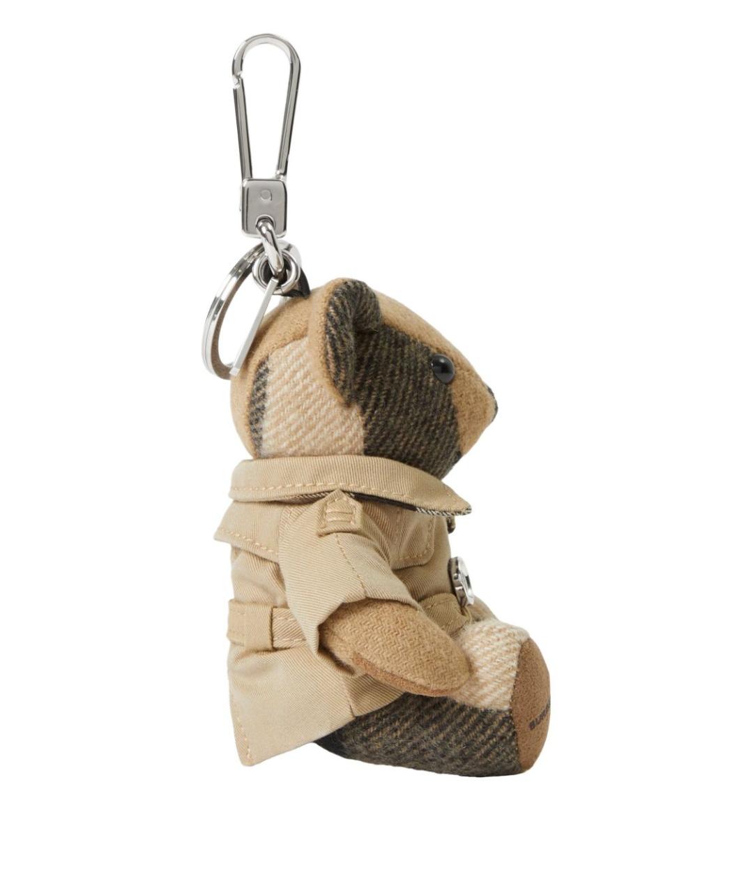 BURBERRY Бежевый брелок, фото 3