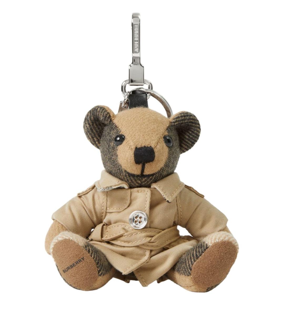 BURBERRY Бежевый брелок, фото 1