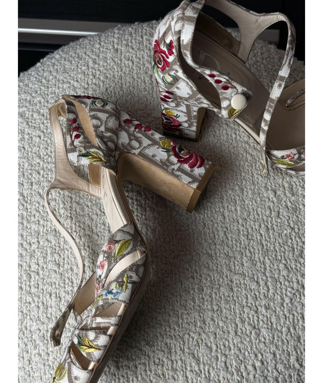 CHRISTIAN DIOR Текстильные туфли, фото 6