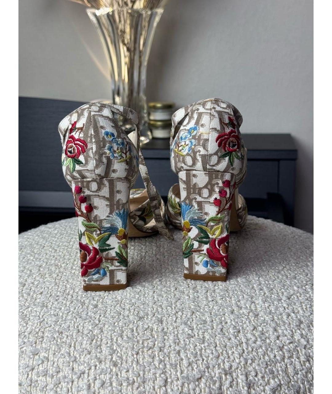 CHRISTIAN DIOR Текстильные туфли, фото 4