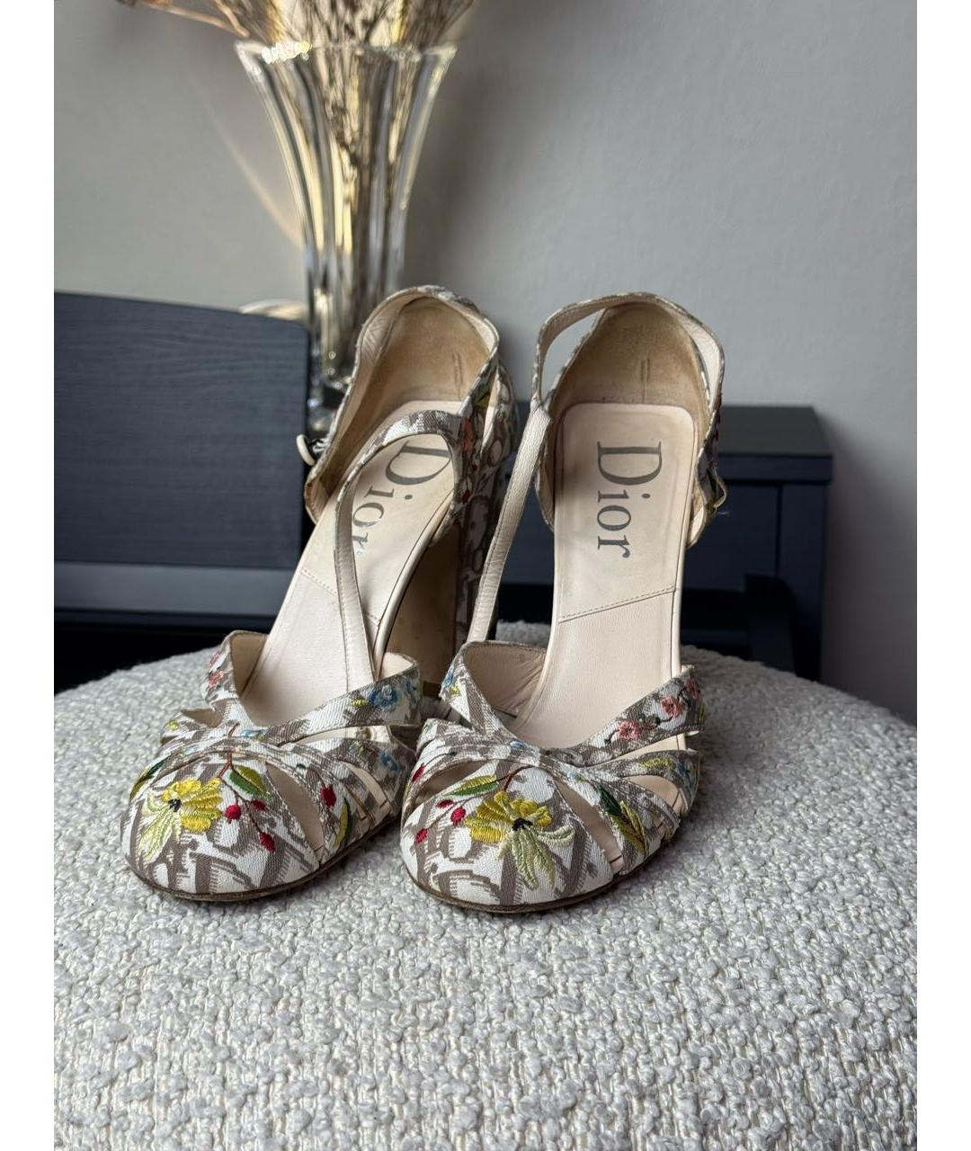 CHRISTIAN DIOR Текстильные туфли, фото 2