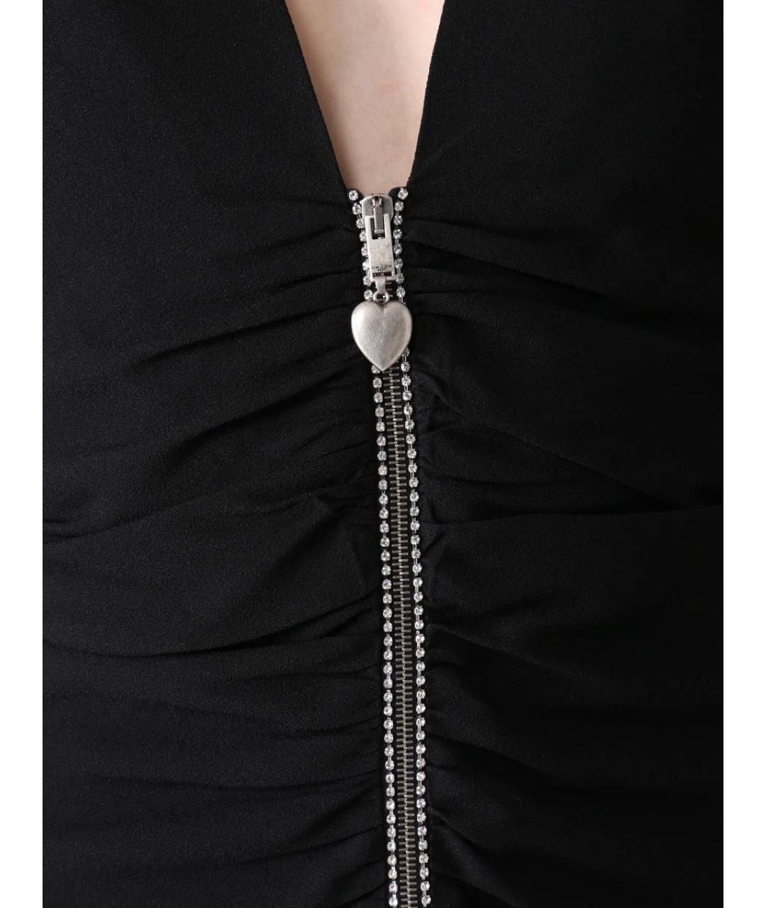 SAINT LAURENT Черный вискозный комбинезон, фото 3