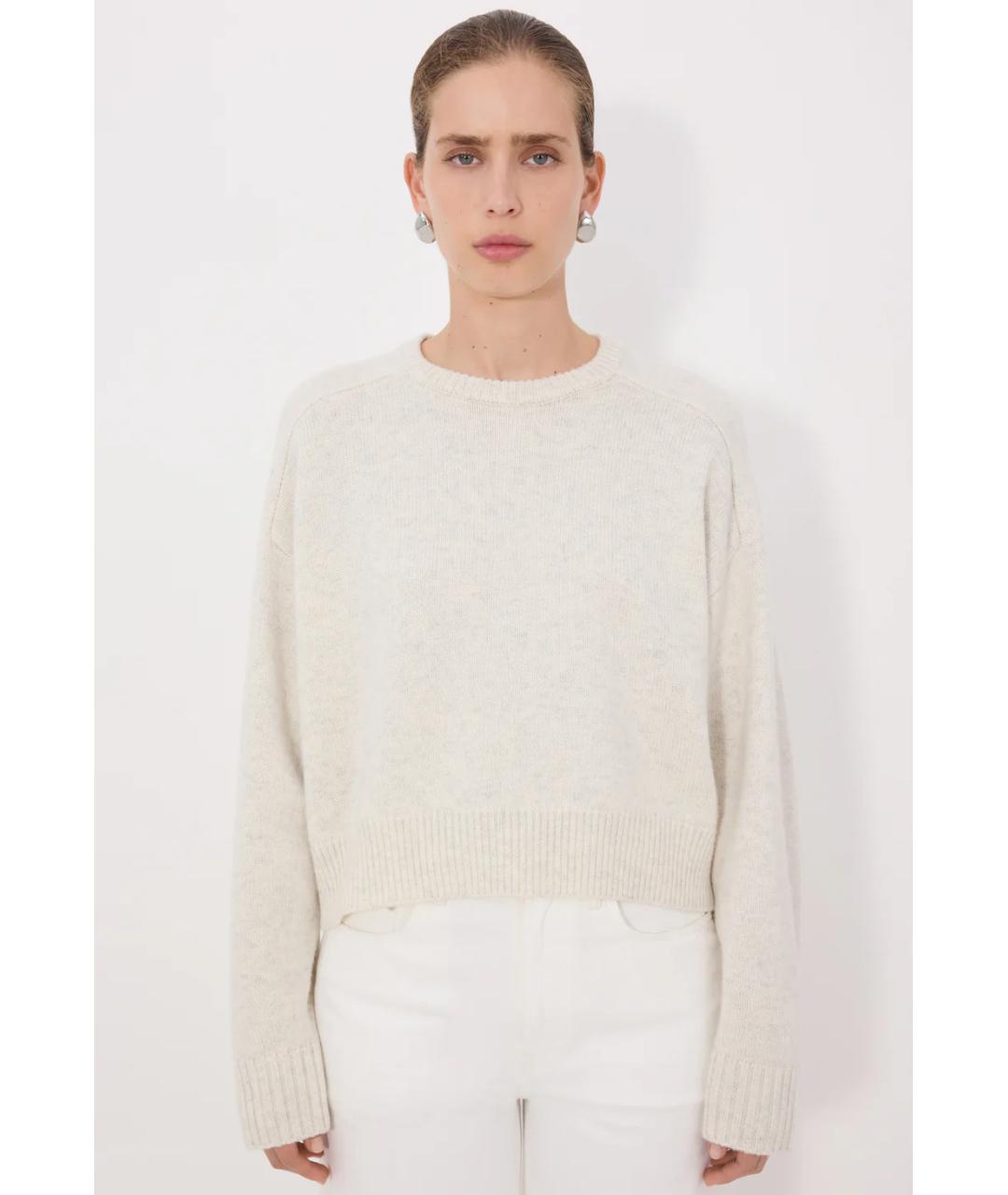 LOULOU DE SAISON Серый шерстяной джемпер / свитер, фото 4