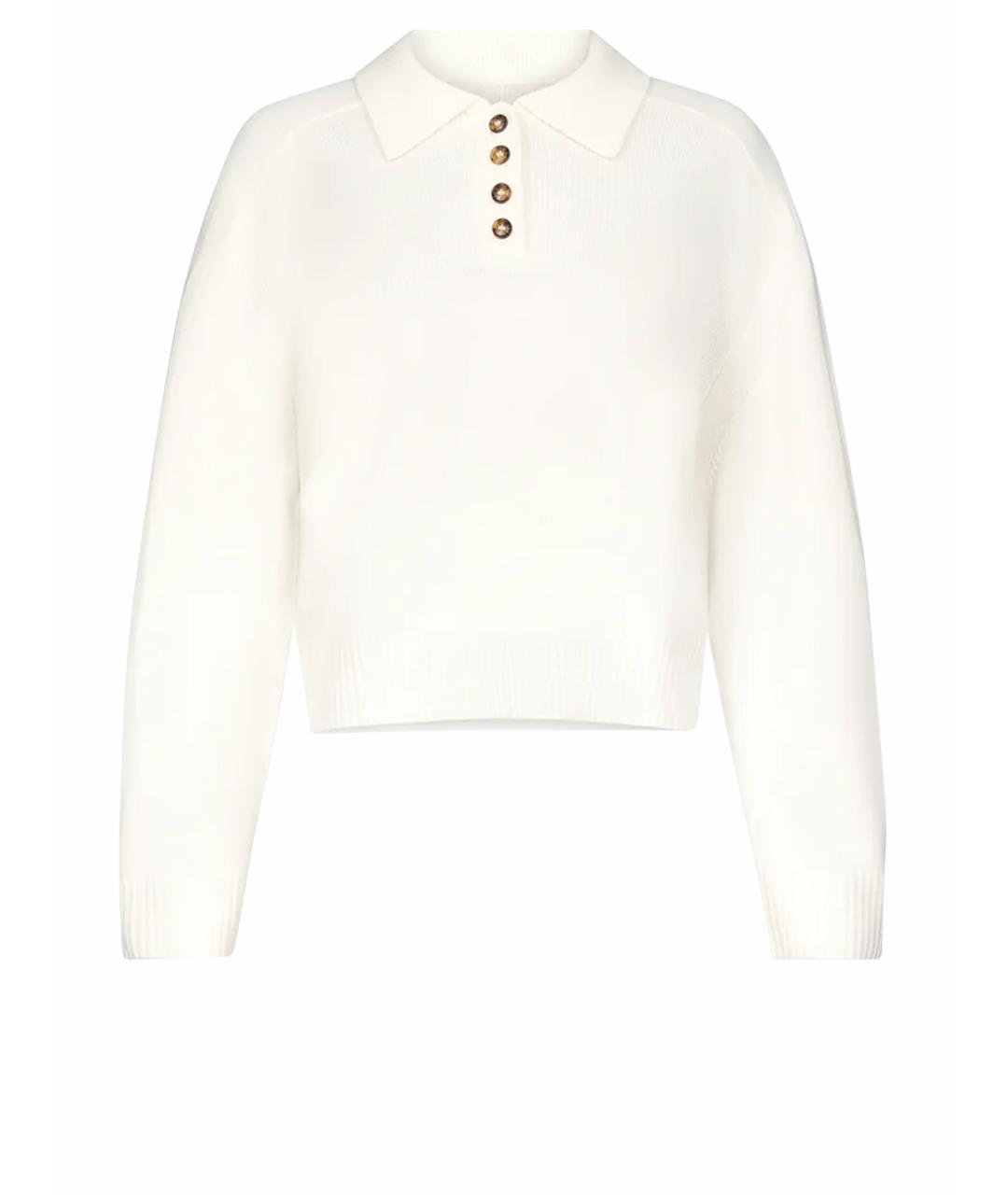 LOULOU DE SAISON Белый кашемировый джемпер / свитер, фото 1