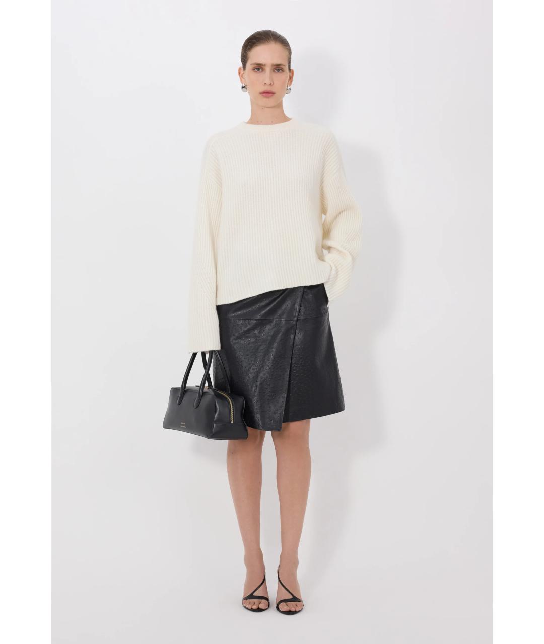 LOULOU DE SAISON Белый кашемировый джемпер / свитер, фото 2