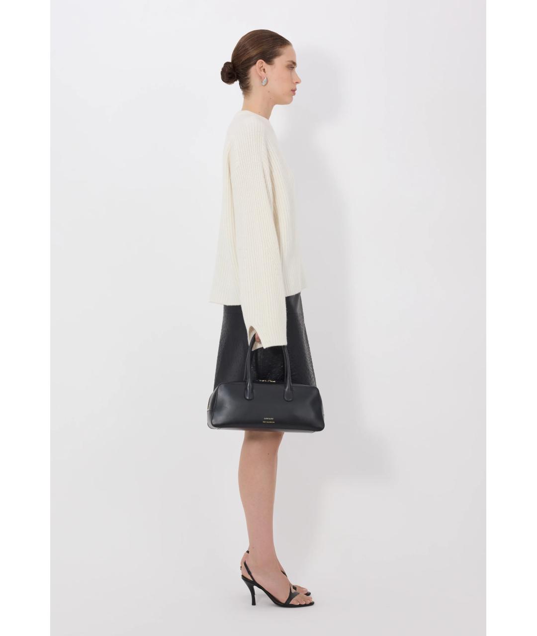 LOULOU DE SAISON Белый кашемировый джемпер / свитер, фото 3