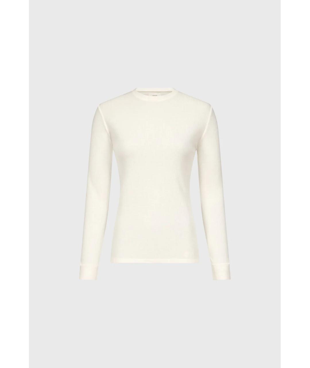 LOULOU DE SAISON Белый вискозный джемпер / свитер, фото 6