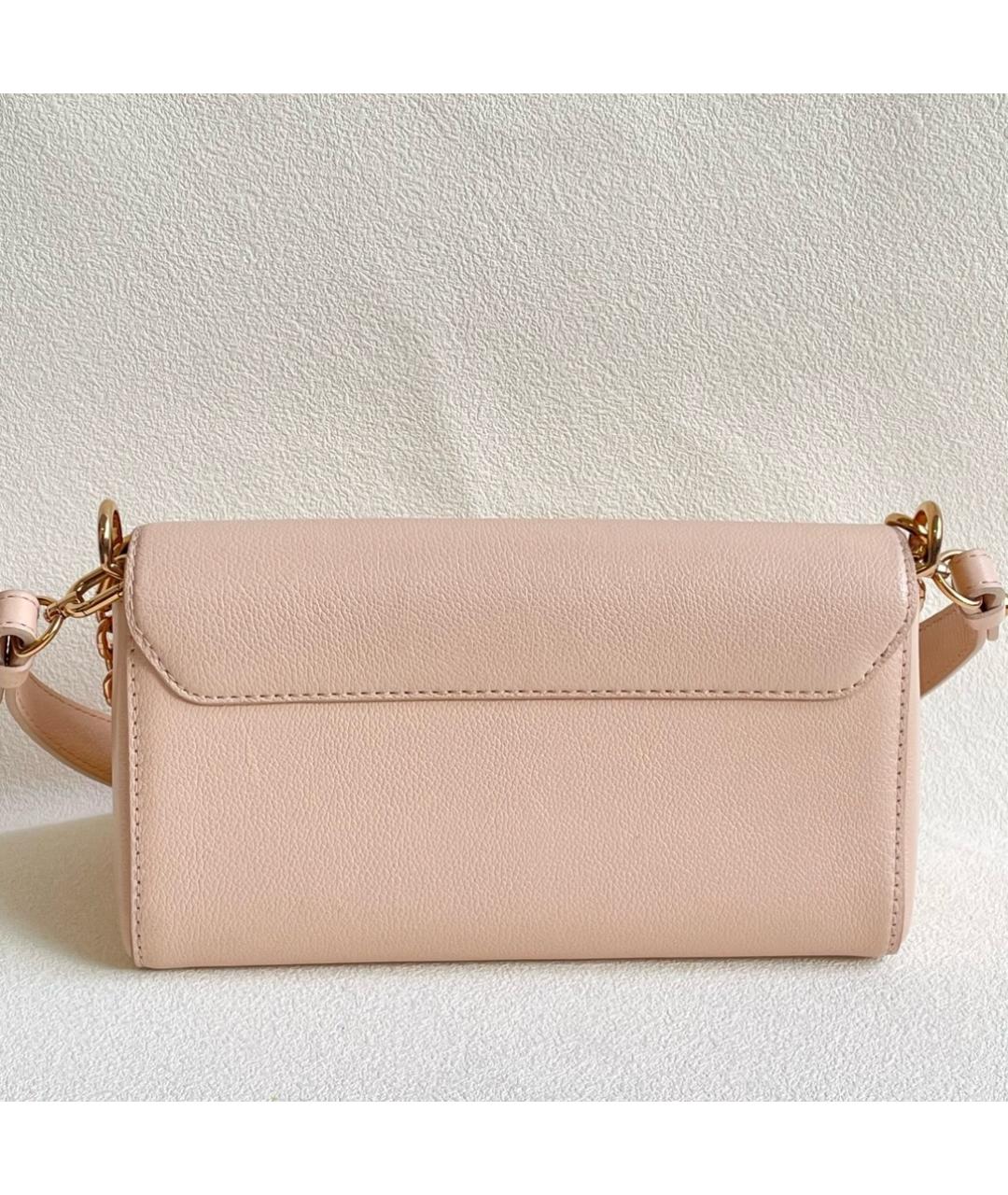LOUIS VUITTON Розовая кожаная сумка через плечо, фото 3