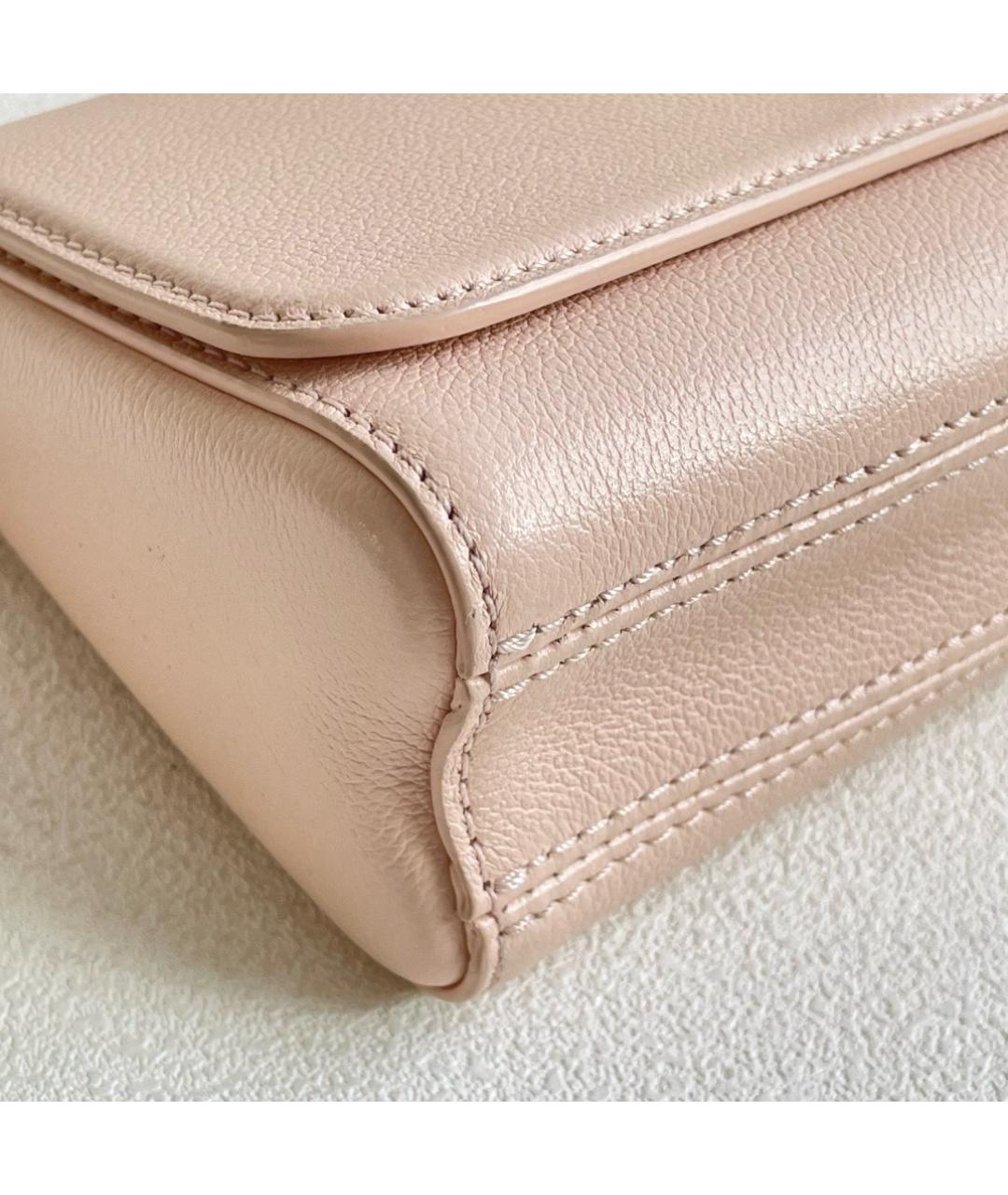 LOUIS VUITTON Розовая кожаная сумка через плечо, фото 5