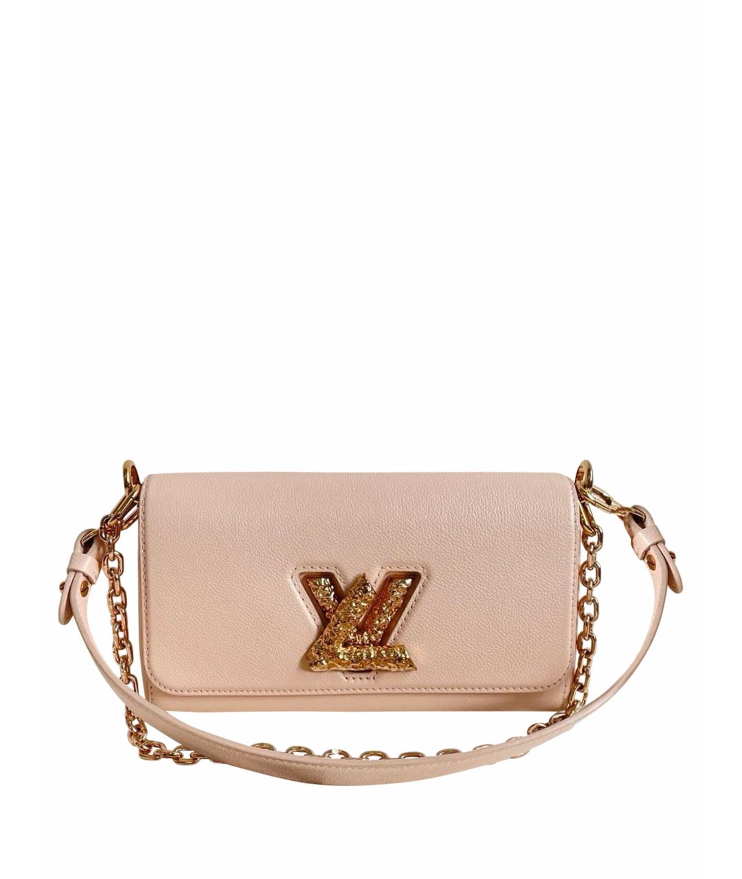 LOUIS VUITTON Розовая кожаная сумка через плечо, фото 1