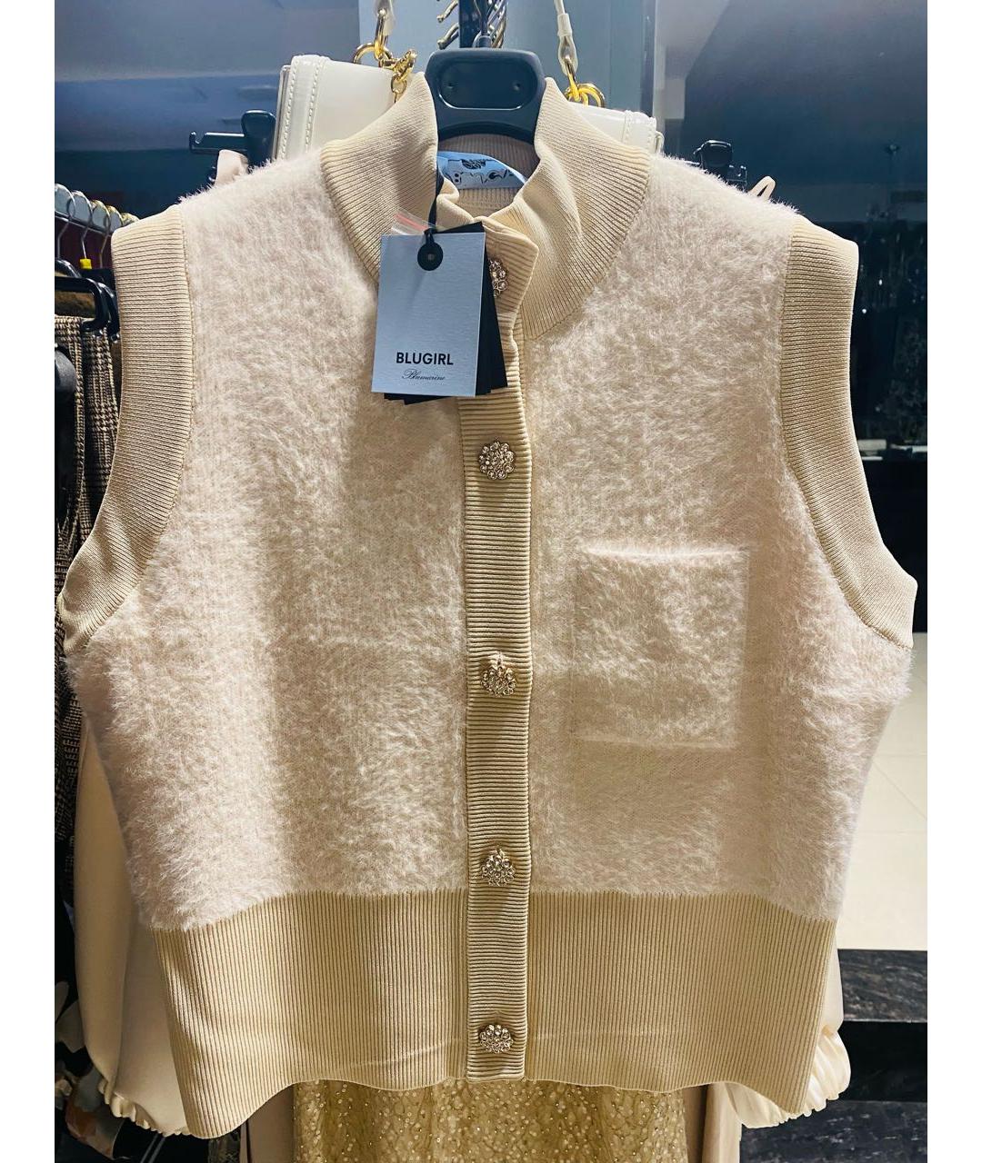 BLUGIRL Бежевая жилетка, фото 4