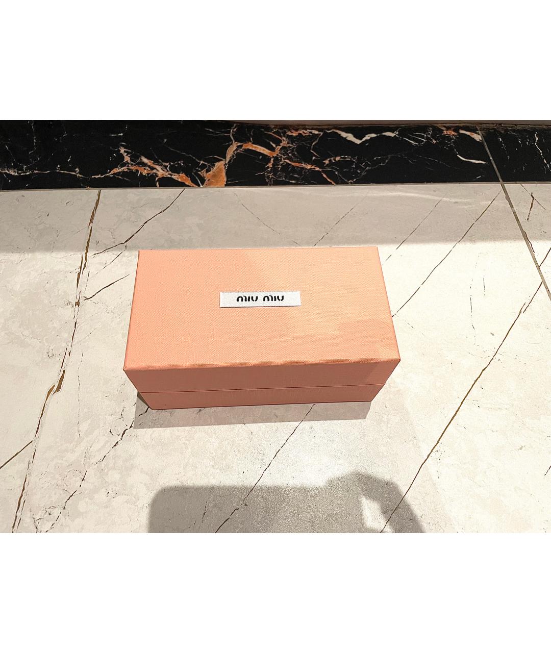 MIU MIU Фиолетовые пластиковые солнцезащитные очки, фото 5