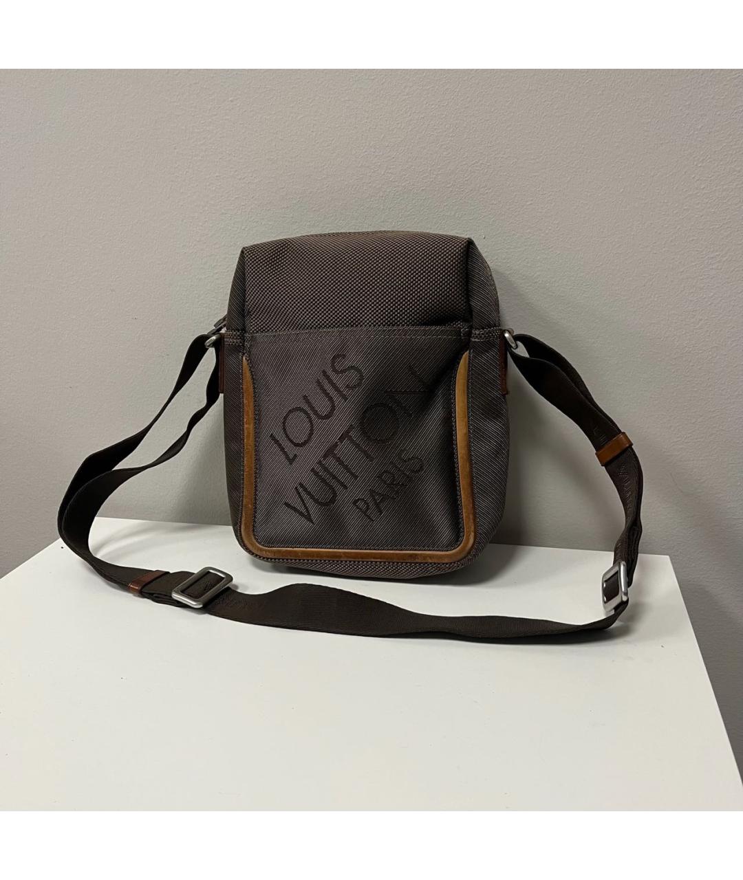 LOUIS VUITTON Коричневая барсетка, фото 5