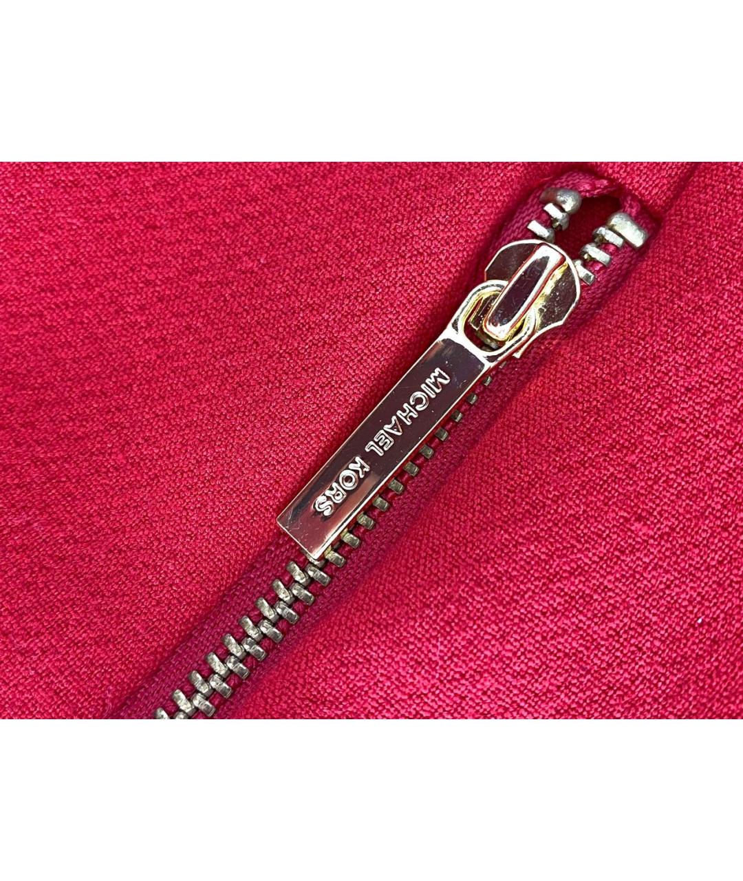 MICHAEL MICHAEL KORS Красное полиэстеровое повседневное платье, фото 7