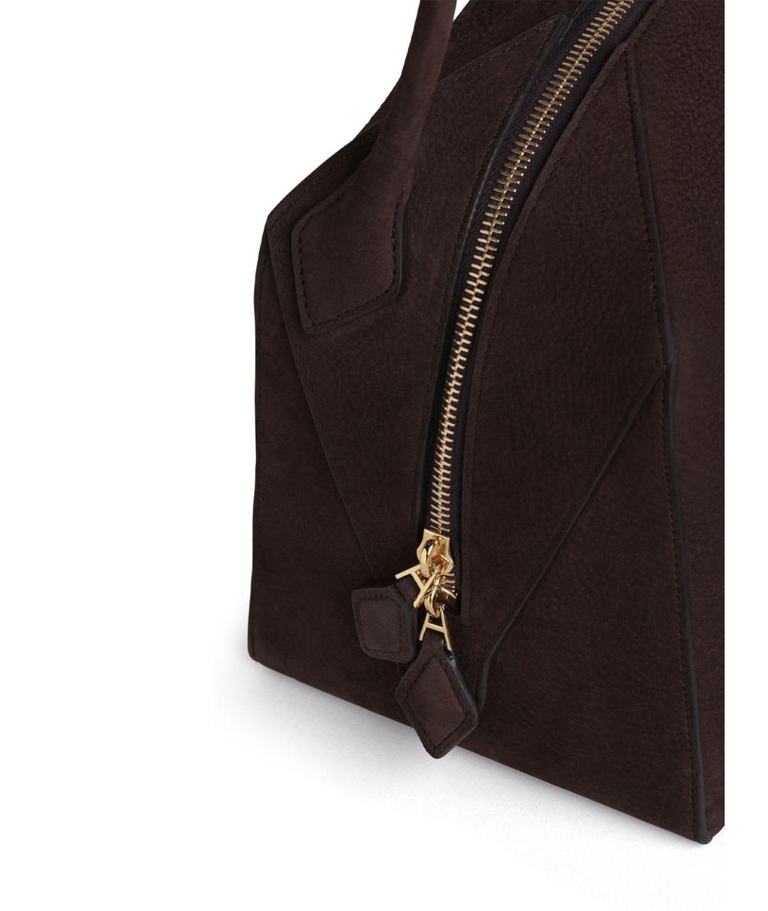 ALAIA Коричневая кожаная сумка через плечо, фото 4