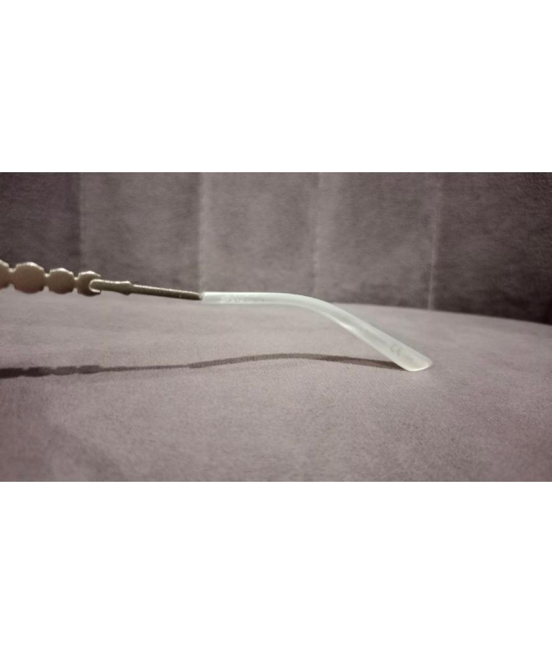 GUCCI Бежевые пластиковые солнцезащитные очки, фото 6