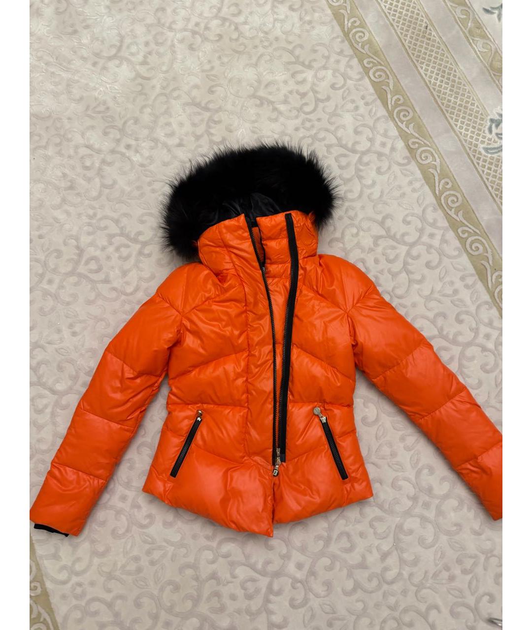 FENDI Красный полиамидовый пуховик, фото 3