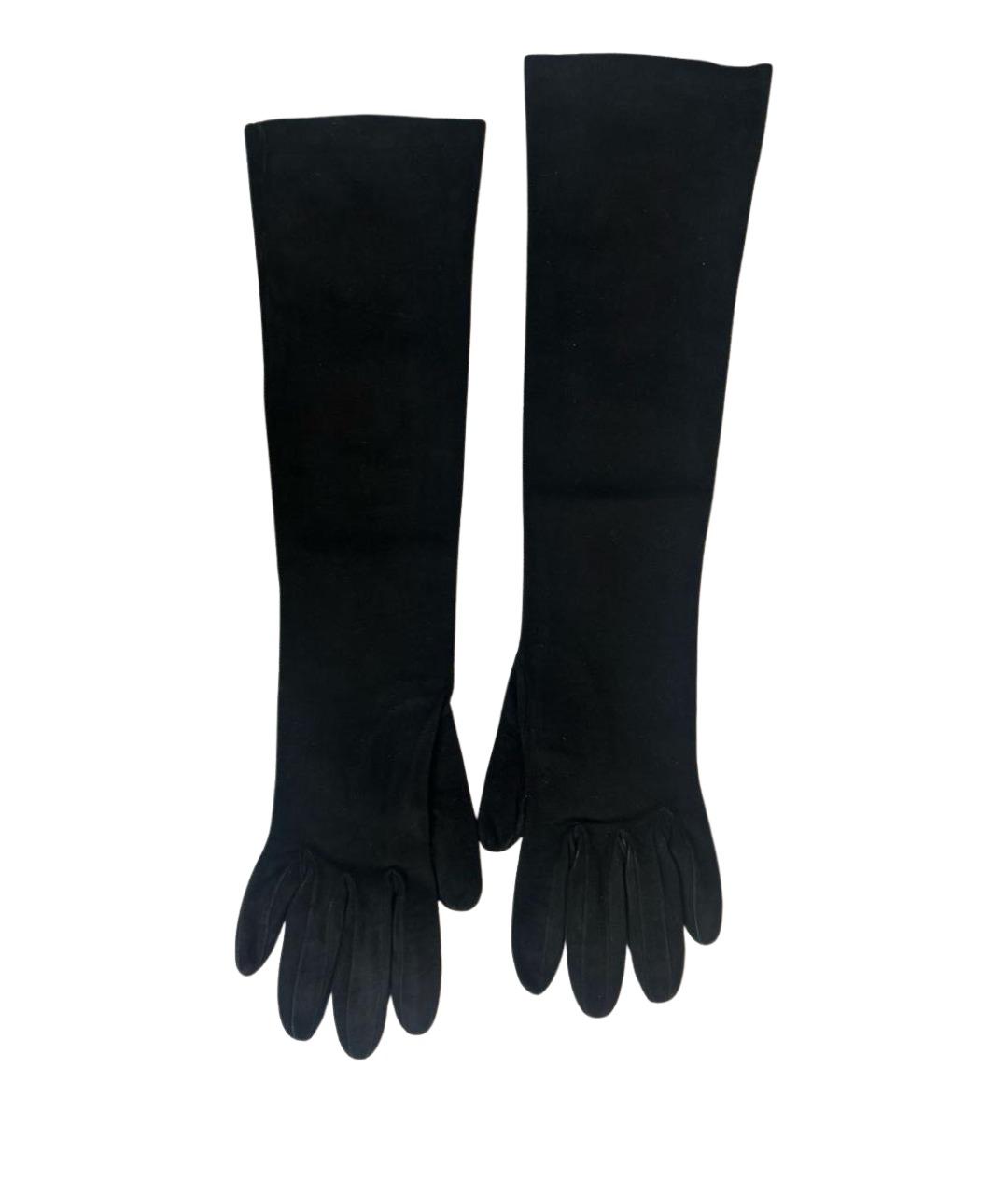 MOSCHINO Черные перчатки, фото 1