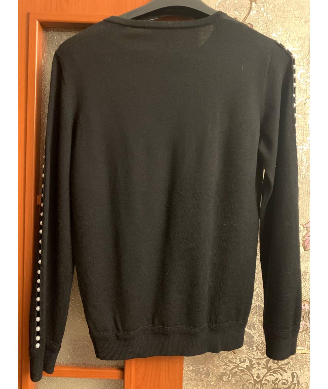 PHILIPP PLEIN Черный шерстяной джемпер / свитер, фото 2