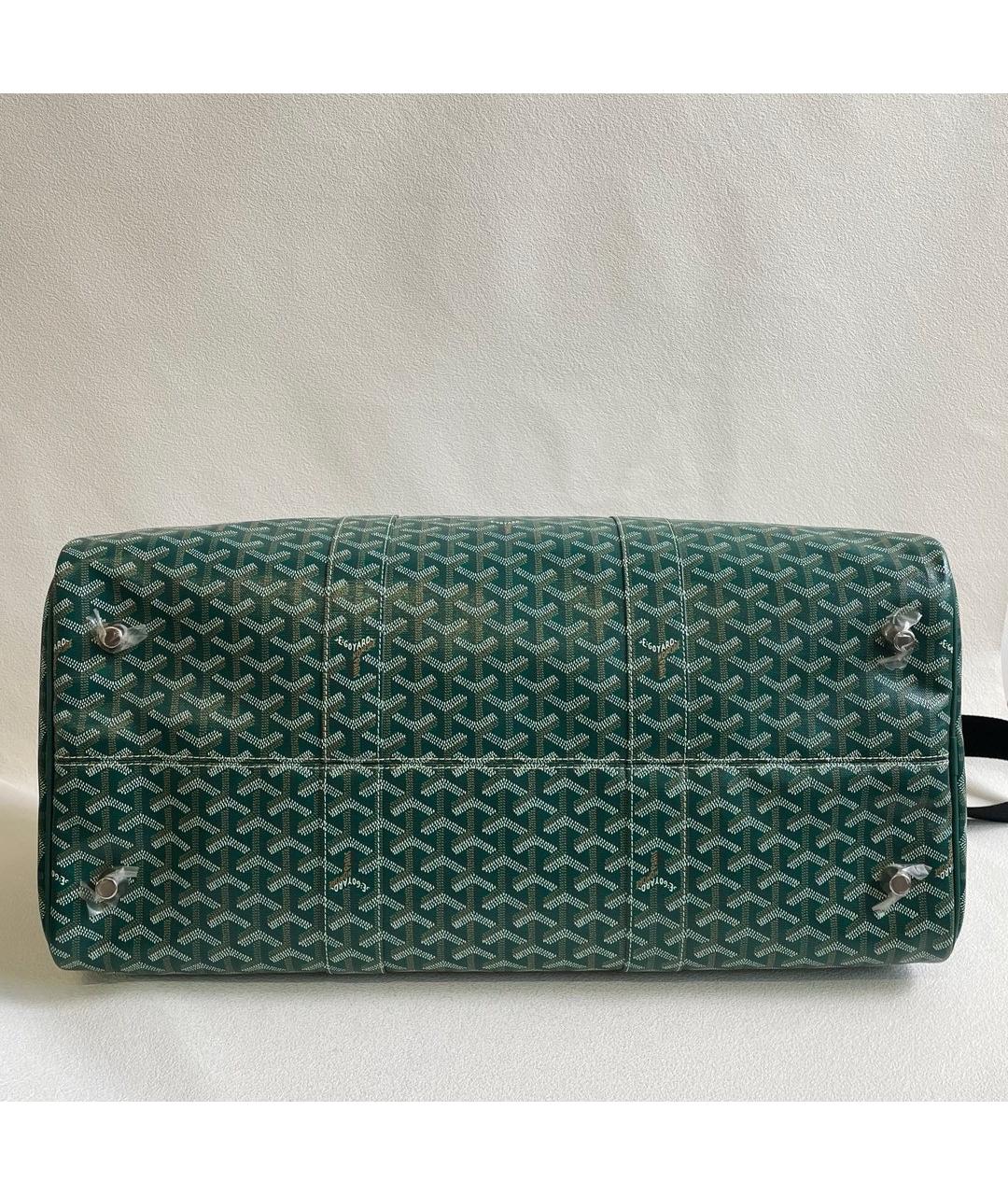 GOYARD Зеленая дорожная/спортивная сумка из искусственной кожи, фото 4