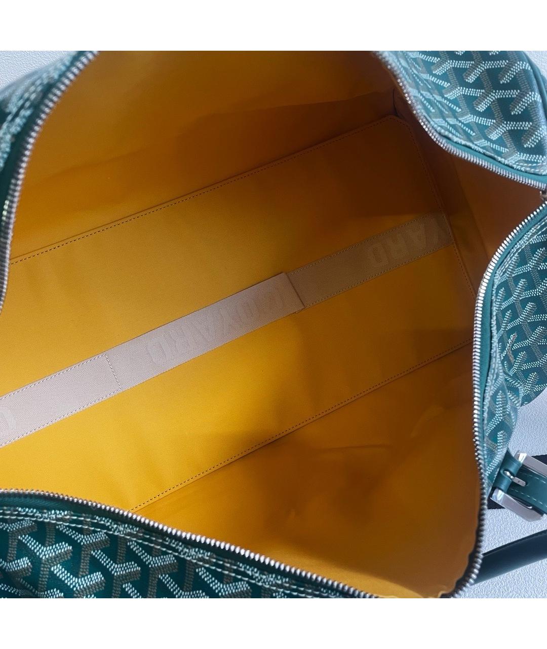 GOYARD Зеленая дорожная/спортивная сумка из искусственной кожи, фото 7