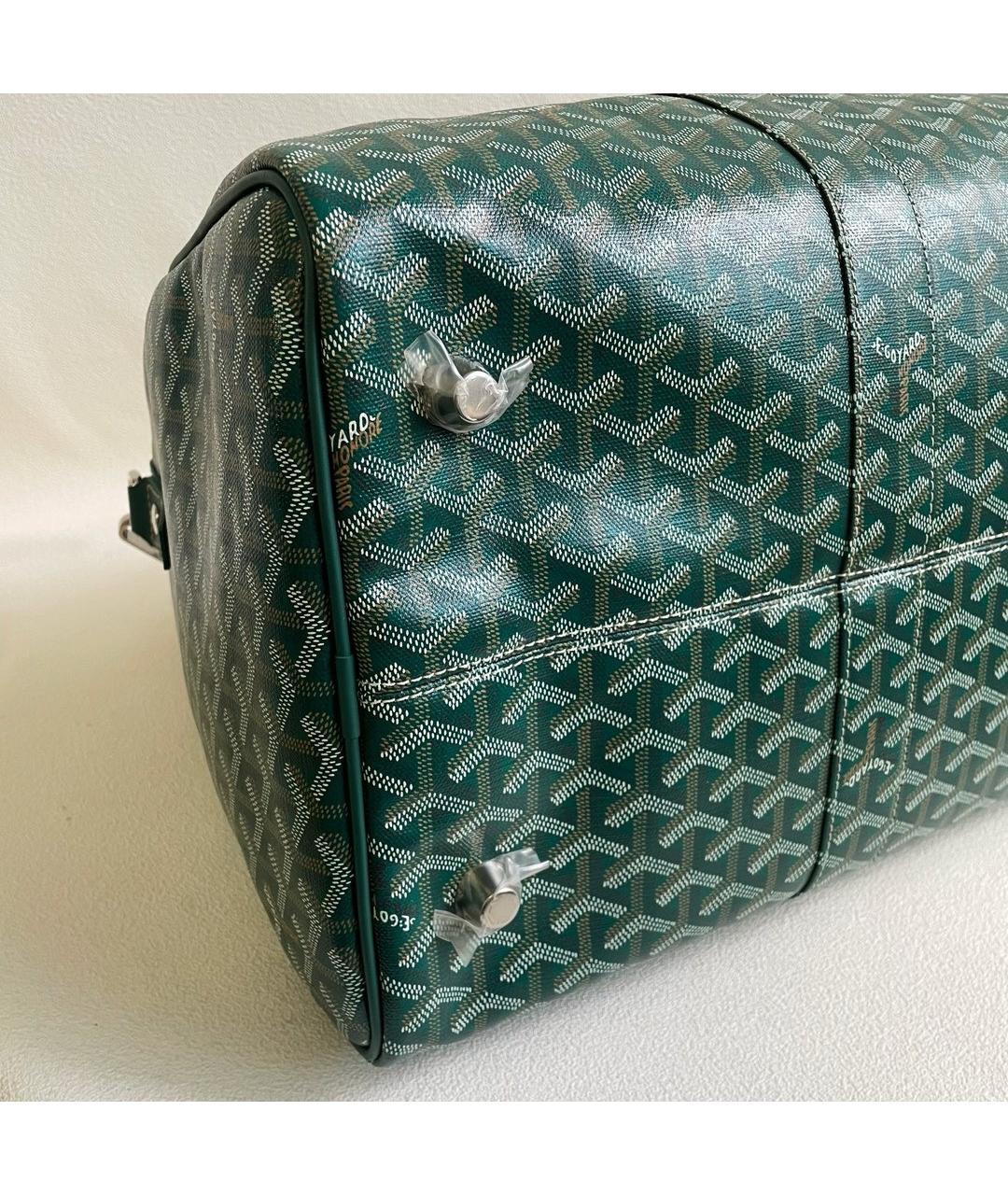 GOYARD Зеленая дорожная/спортивная сумка из искусственной кожи, фото 5